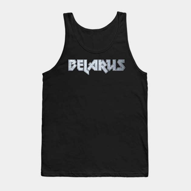 Heavy metal Belarus Tank Top by KubikoBakhar